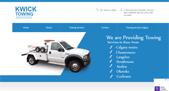 Desktop Screenshot of kwicktowing.com